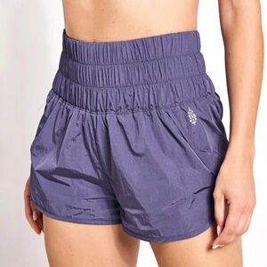 Free People FP Movement The Way Home Shorts Deep Sea Dusty Blue